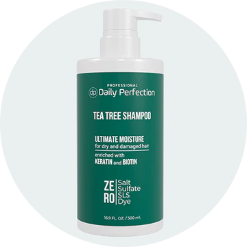 ultimate moisture tea tree shampoo, featured image on dailyperfection.com home page