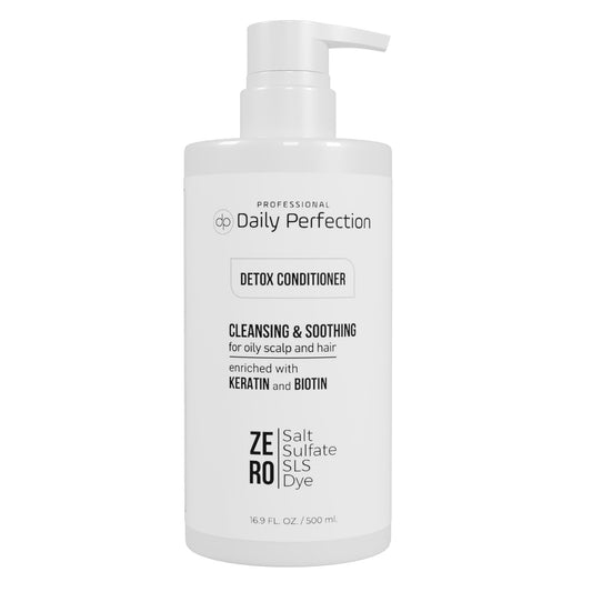 Daily Perfection Detox Conditioner product bottle in white background